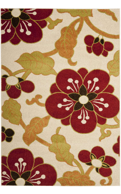 Safavieh Newbury Nwb8702 Ivory - Red Area Rug
