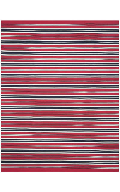 Ralph Lauren Hand Woven Rlr2462e Racing Red Area Rug Clearance