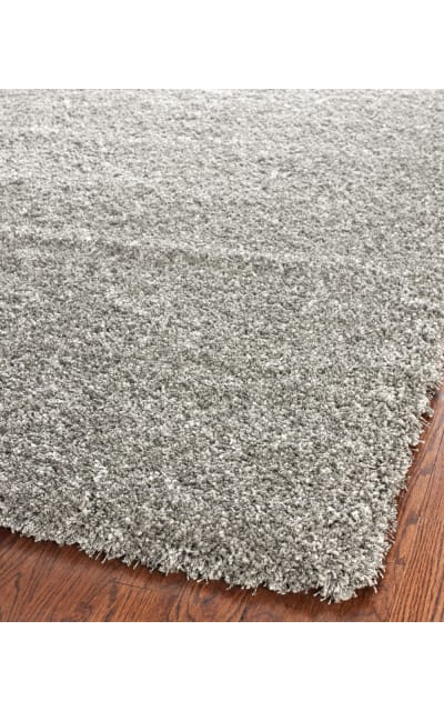 California Shag Sg151-7575 Silver Area Rug