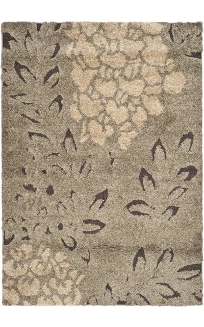 Florida Shag Sg456-7928 Smoke - Dark Brown Area Rug