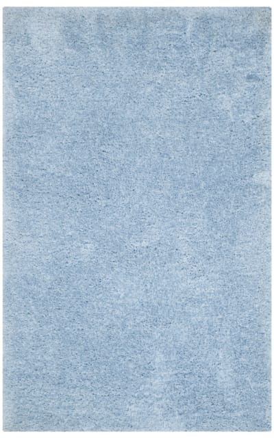 Super Shag Sgs621d Light Blue Area Rug