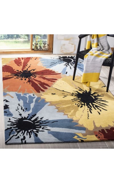 Soho SOH729D Olive - Multi Area Rug