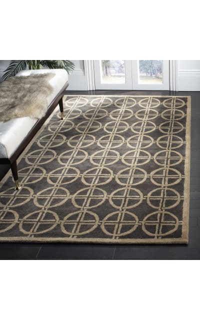 Soho SOH822A Brown - Gold Area Rug