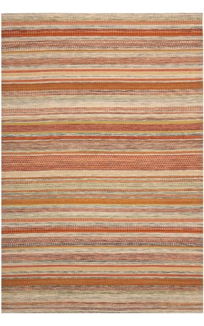 Striped Kilim Stk311a Beige Area Rug