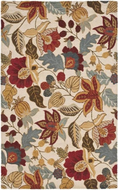 Blossom BLM863B Ivory - Multi Area Rug