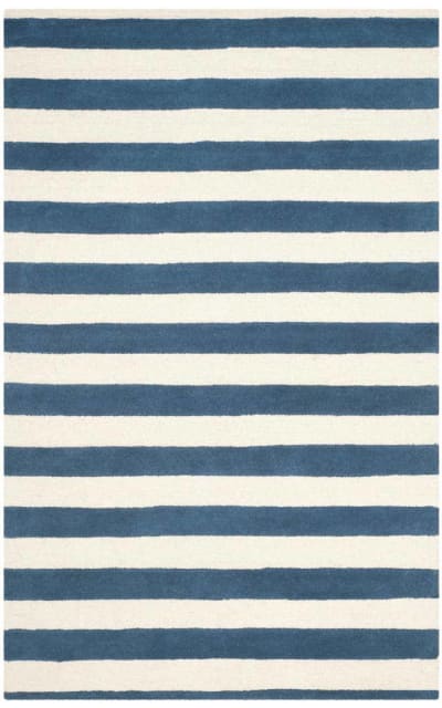 Cambridge Cam154b Navy - Ivory Area Rug