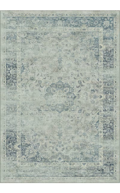 Vintage Vtg113 Light Blue Area Rug