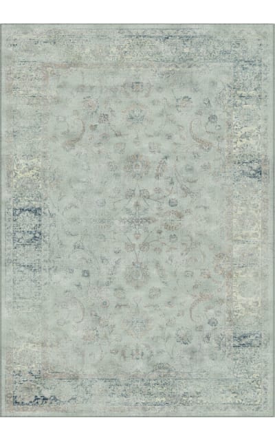 Vintage Vtg120 Light Blue Area Rug