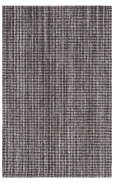 Abstract Abt491T Brown - Black Area Rug