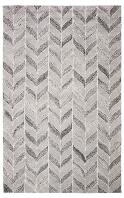 Abstract Abt636f Grey Area Rug