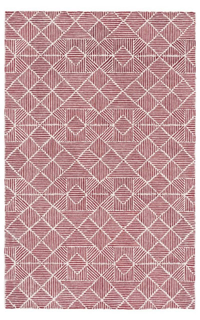 Safavieh Abstract Abt763q Red - Ivory Area Rug