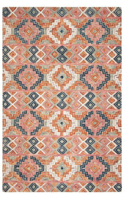 Aspen Apn279p Orange - Fuchsia Area Rug