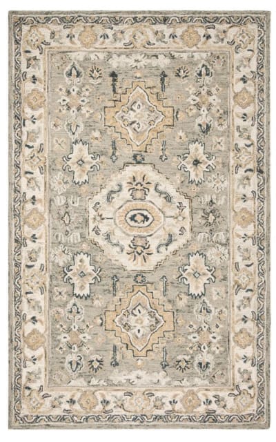 Aspen Apn601w Moss - Ivory Area Rug