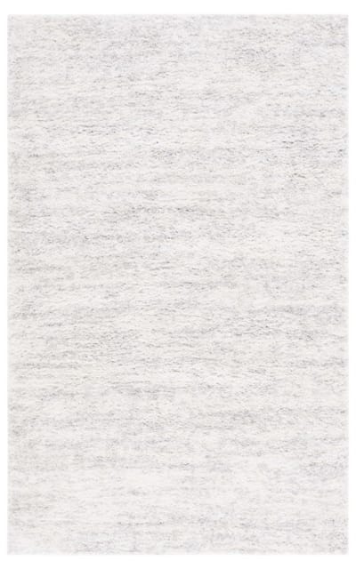 Berber Shag Ber563F Ivory - Light Grey Area Rug