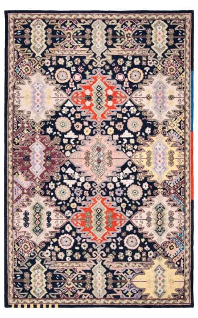 Bellagio Blg626n Navy - Sage Area Rug
