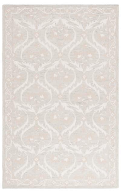 Safavieh Blossom BLM116G Light Grey - Ivory Area Rug