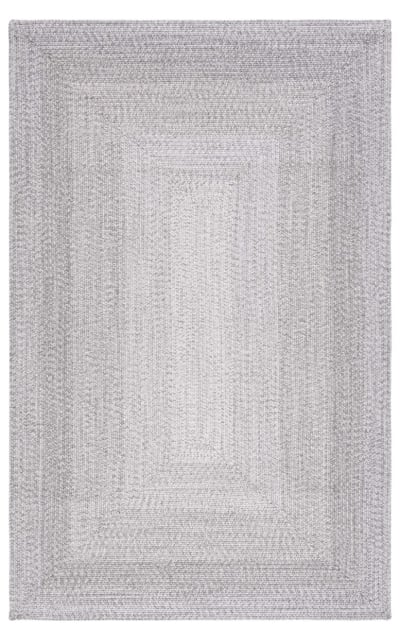 Braided BRA220F Grey Area Rug