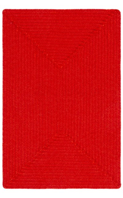 Braided BRD317P Rust - Red Area Rug