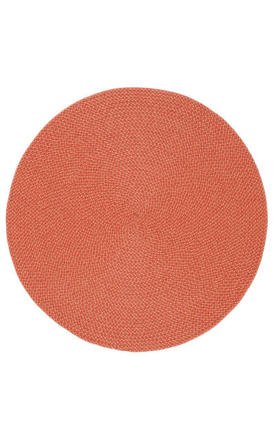 Braided Brd403P Rust Area Rug