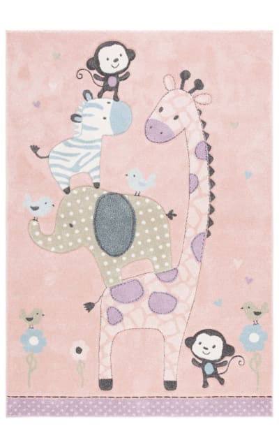 Carousel Kids Crk120U Blush Pink Area Rug