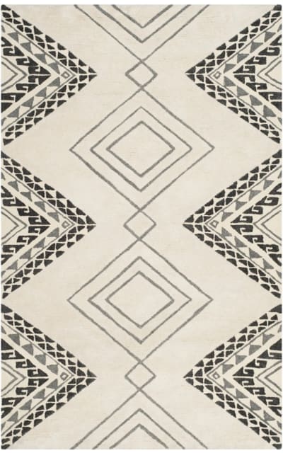 Casablanca Csb301a Ivory - Grey Area Rug