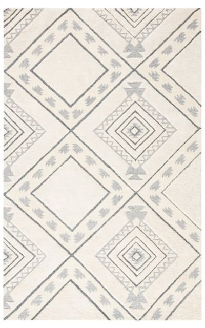 Safavieh Casablanca Csb302a Ivory - Grey Area Rug