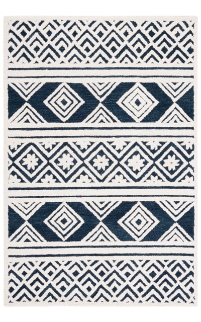 Safavieh Casablanca Csb377a Ivory - Navy Area Rug