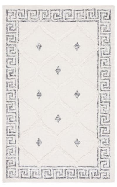 Casablanca Csb988a Ivory - Black Area Rug