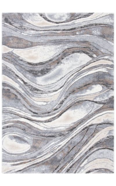 Cyrus Shag Cyr118g Grey - Beige Area Rug