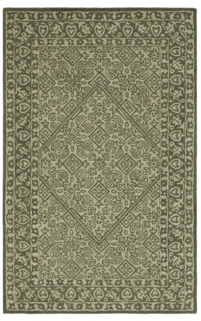 Dip Dye Ddy151Y Green Area Rug