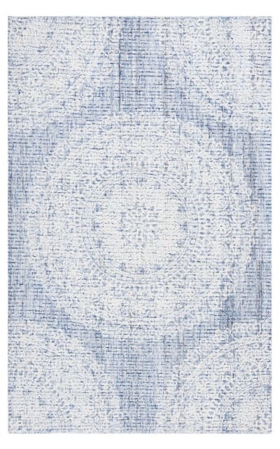 Safavieh Ebony Ebn106M Blue - Ivory Area Rug