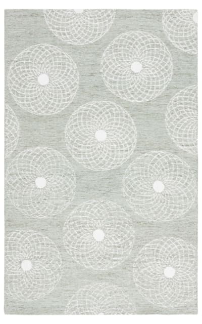 Ebony EBN133W Sage - Ivory Area Rug