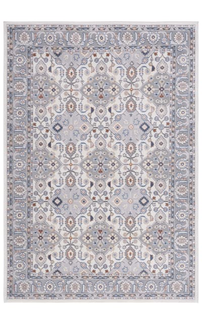 Eternal Etl210F Grey - Blue Rust Area Rug