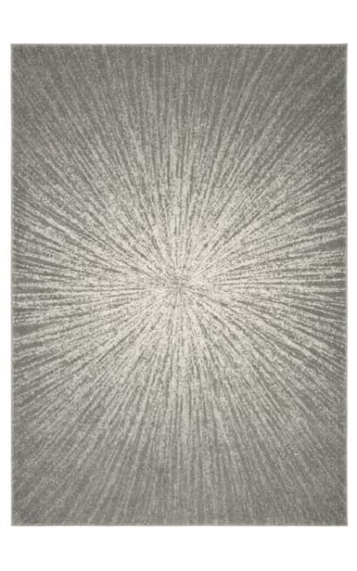Evoke Evk228h Dark Grey - Ivory Area Rug