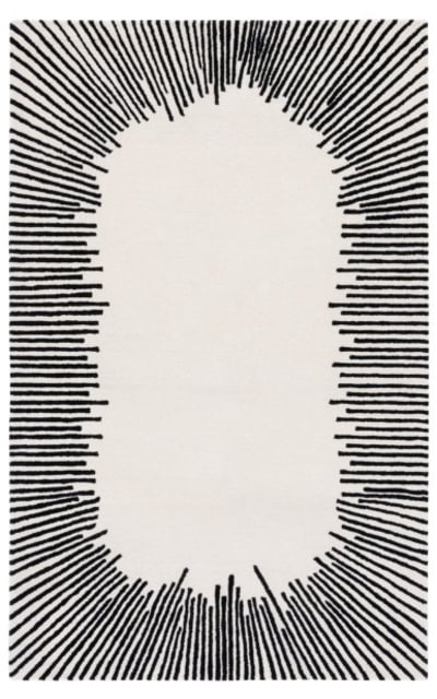 Safavieh Fifth Avenue Ftv129a Ivory - Black Area Rug