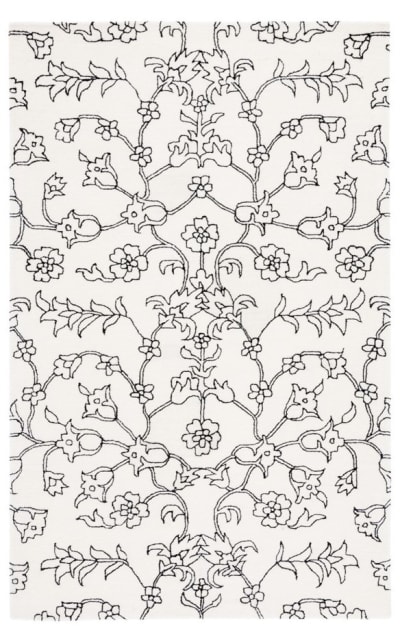 Safavieh Fifth Avenue Ftv135a Ivory - Black Area Rug