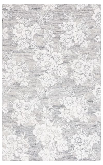 Glamour GLM625F Grey - Ivory Area Rug
