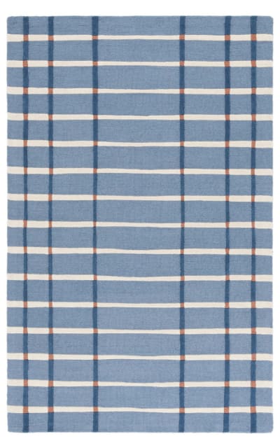 Genre GRE602M Blue - Ivory Area Rug