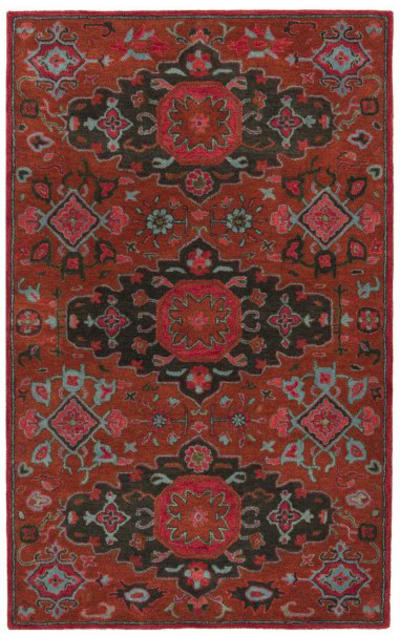 Heritage Hg419p Rust - Multi Area Rug