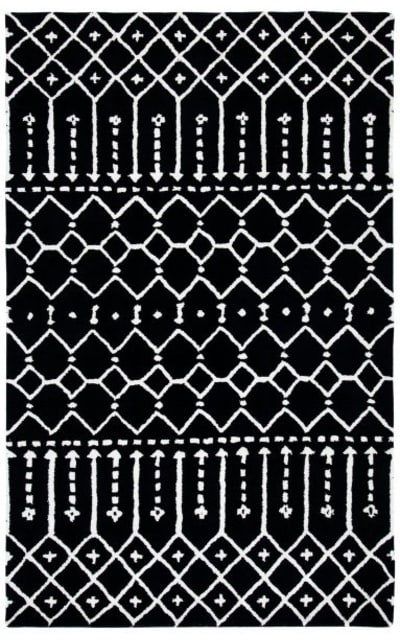 Himalaya Him903z Black - Ivory Area Rug