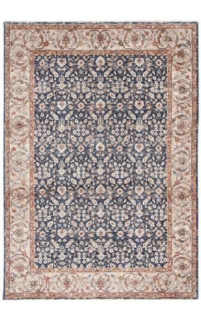 Heirloom Hrl701n Navy - Beige Area Rug