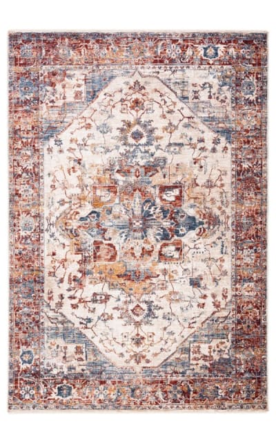 Safavieh Heirloom Hrl796a Ivory - Blue Rust Area Rug