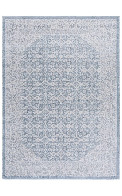 Harrison HRS404M Blue - Ivory Area Rug