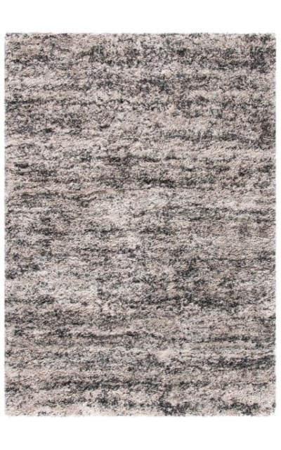 Iceland Shag Isg519a Cream - Grey Area Rug