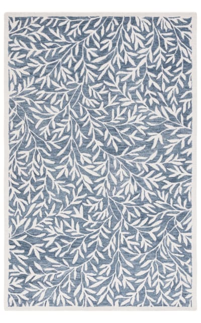 Jardin Jar753M Blue - Ivory Area Rug
