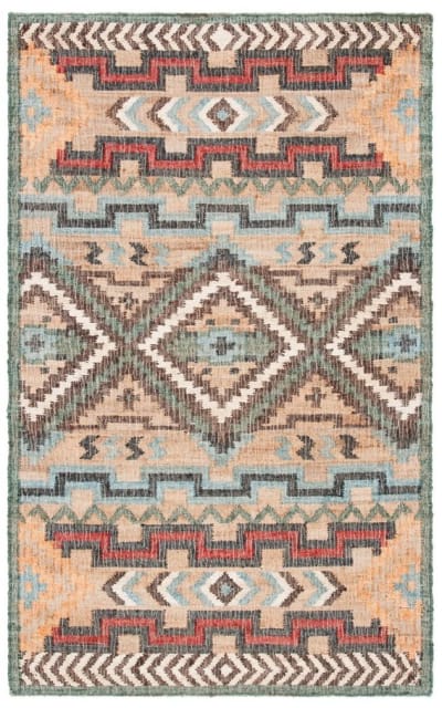Safavieh Kilim Klm760m Natural - Blue | Rug Studio