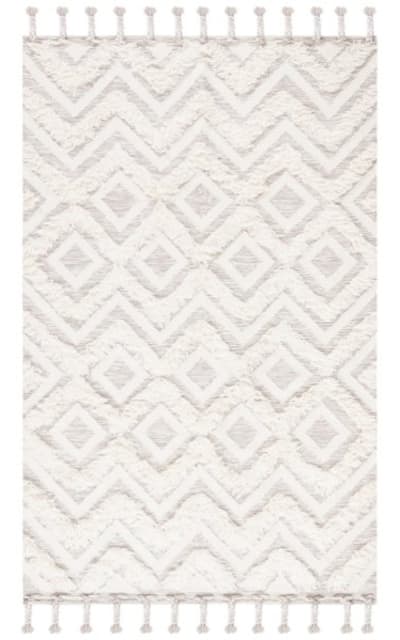 Kenya Kny957a Ivory - Grey Area Rug