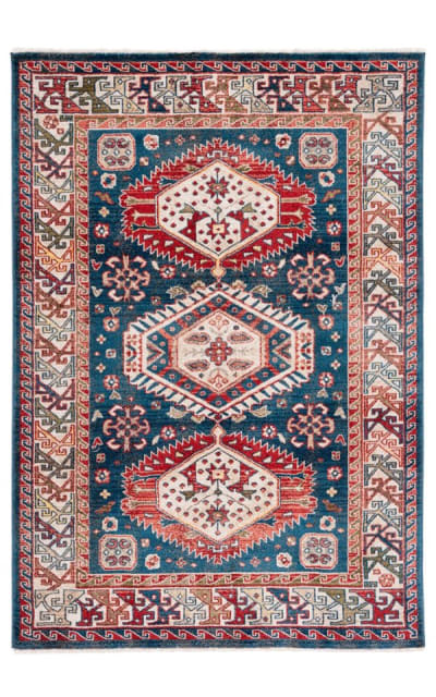 Kashan Ksn353m Blue - Ivory Area Rug