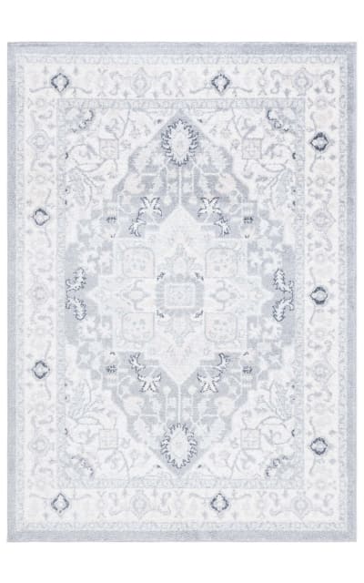Layla Lay109A Ivory Grey - Charcoal Area Rug