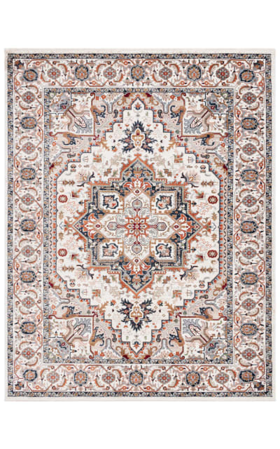 Lauren Ralph Lauren LRL1119A Ivory - Beige Red Area Rug